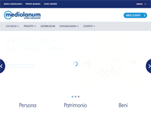 Tablet Screenshot of mediolanumassicurazioni.it